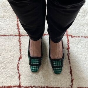 Roger Vivier Belle Plaid Shoes